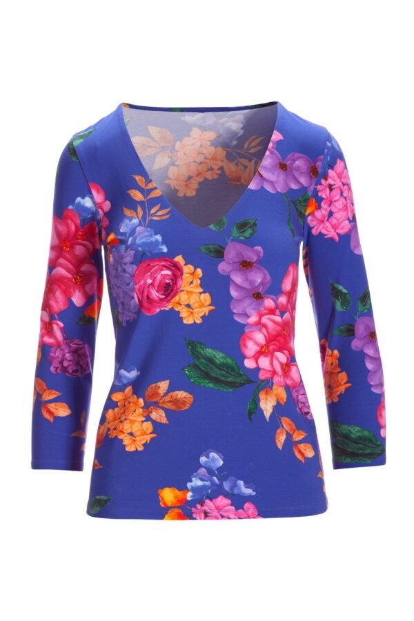 So Sexy Fall Rainforest V Neck Multi - Image 2